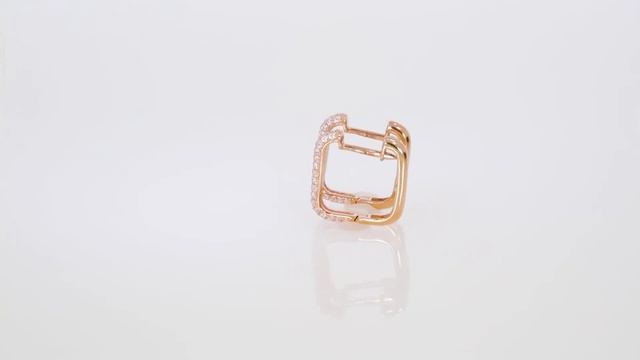 Золотые серьги с куб. окс. циркония, артикул 2106331101