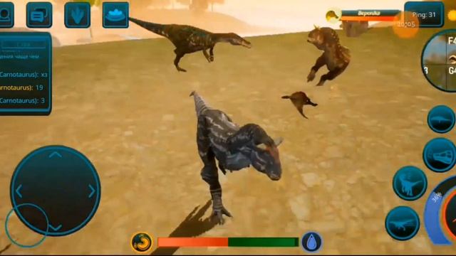 выживание за карнотавра с 0% до 100% в The cursed dinosaur isle смотреть онлайн