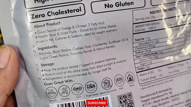 Happilo Premium International Healthy Nutmix Review In Hindi||CookingwithSangs