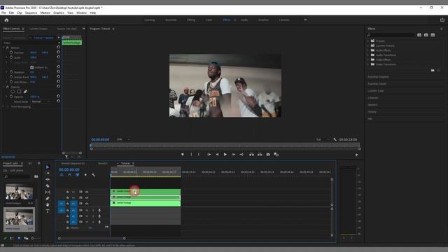 Music Video Effect Premiere Pro Tutorial SPLIT DIOPTER AND RGB SPLIT Trippy Effect