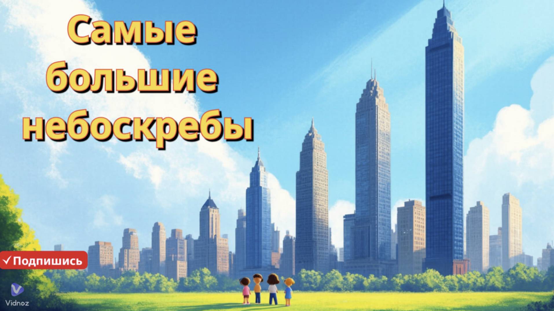 🏙️✨ Сравнение небоскрёбов для детей — самые высокие здания мира! 🏗️🌍🧒👧 смотреть онлайн