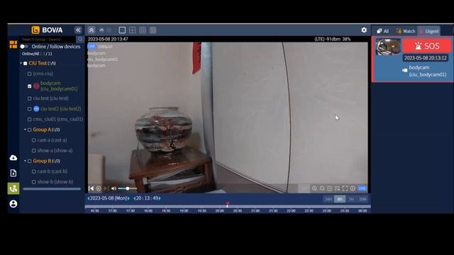 4G Live Streaming Body Worn Camera's SOS PTT Functions CBW 4G2 from CIU Taiwan смотреть онлайн