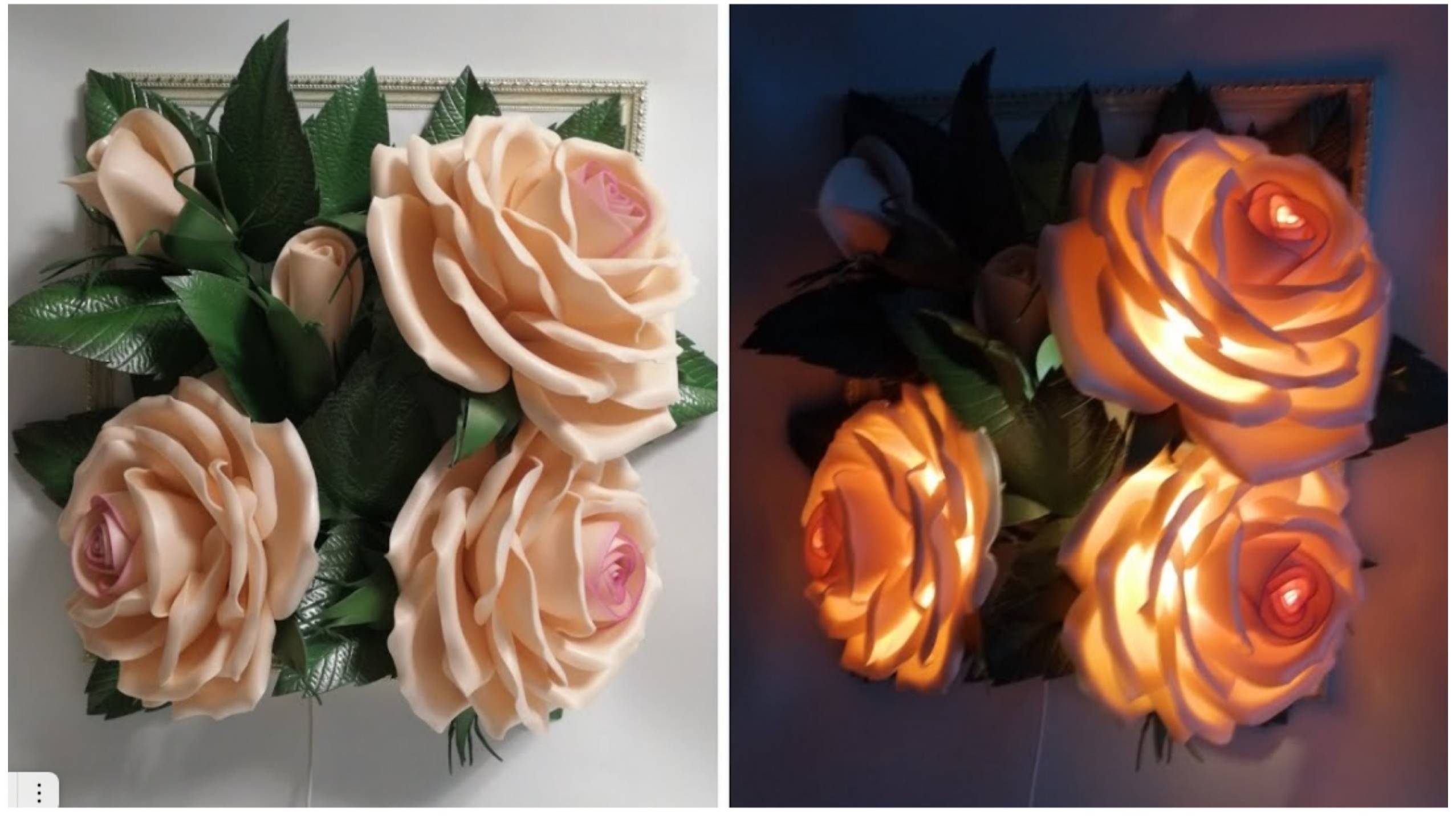 Красивая роза из изолона_Картина с розами из изолона_Пано с розами из изолона_Бутон розы из изолона смотреть онлайн