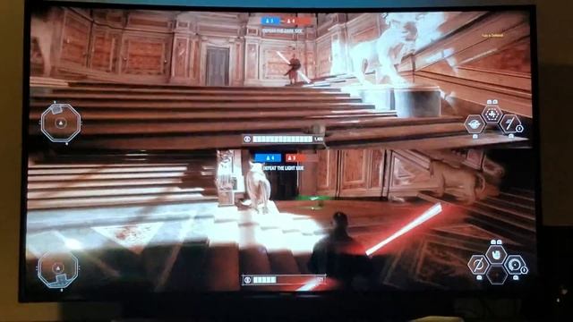 Battlefront 2 splitscreen in 4K!!! Jedi vs Sith!! смотреть онлайн