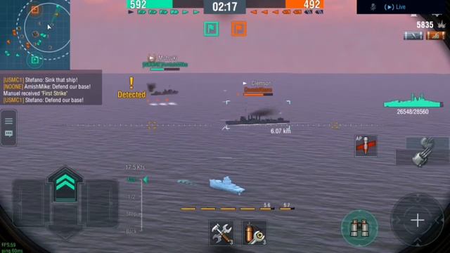 Manifest destiny in World of Warships Blitz смотреть онлайн