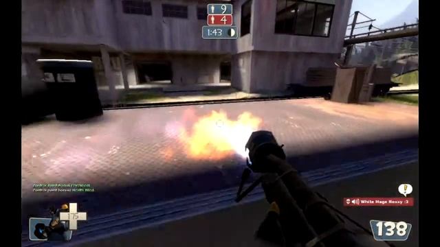Team Fortress 2 - Continuous crit fire animation on pyro смотреть онлайн