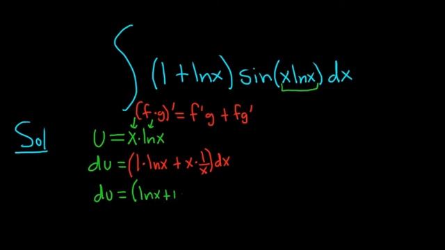 Integral (1 + ln(x))sin(xln(x)) смотреть онлайн