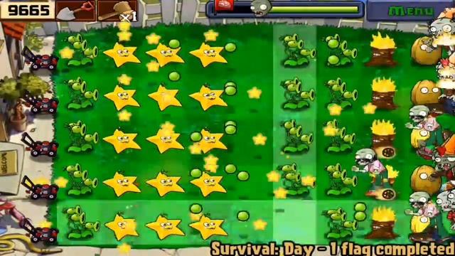Plants Vs Zombie - Mini Games - Survival Endless - Strong and Best Shooter all Plants смотреть онлайн