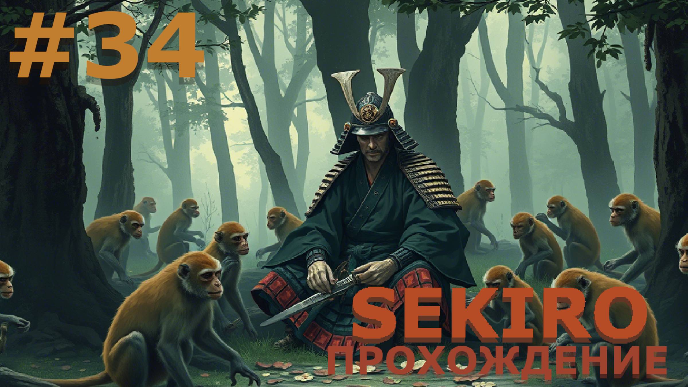 ИГРАЕМ В SEKIRO: SHADOW DIE TWICE| #sekiro| #34 ЧЕТЫРЕ ОБЕЗЬЯНЫ