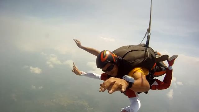 Otro más del salto tandem - cortesía del maestro del salto BLUE смотреть онлайн