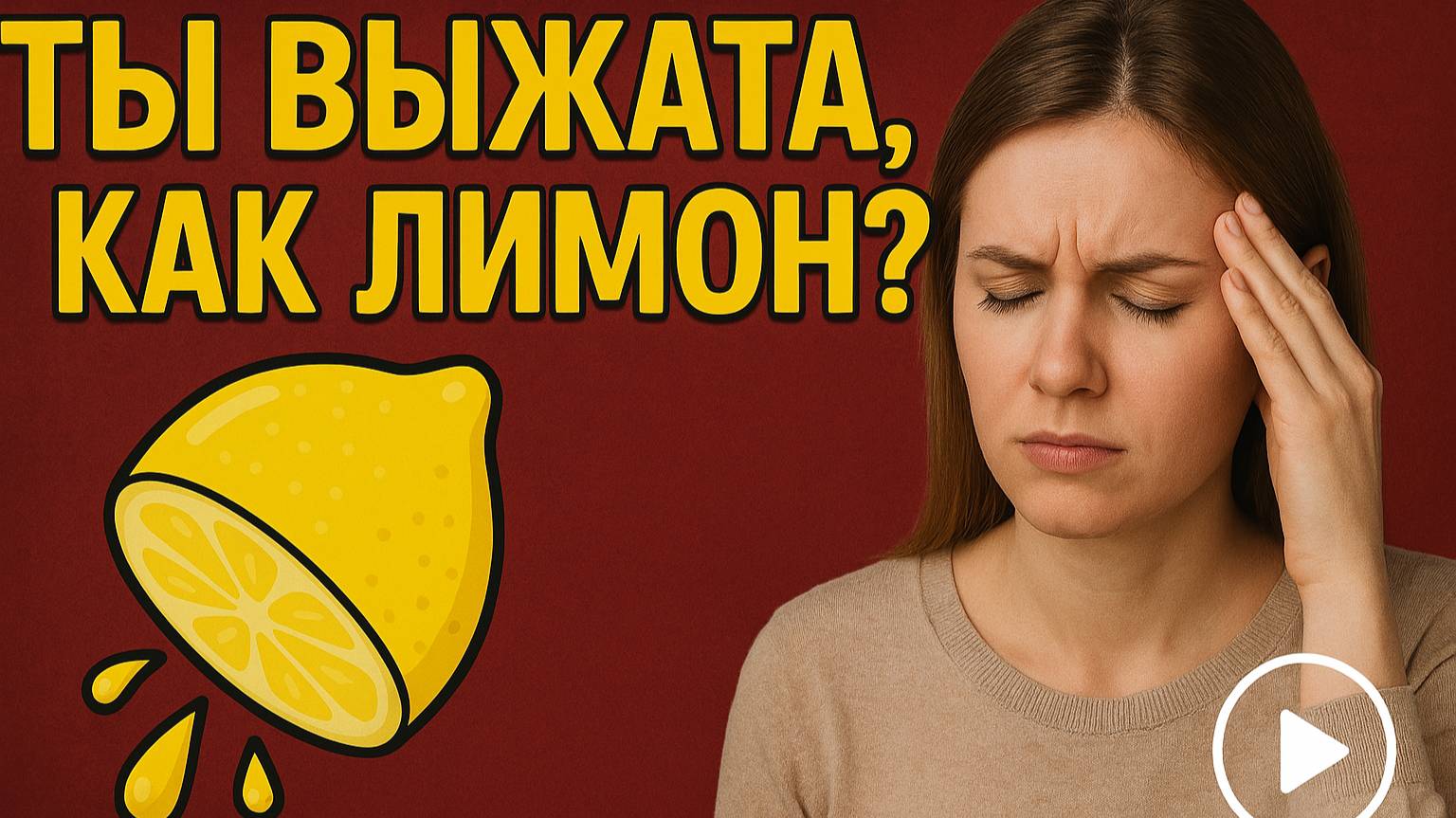 Ты выжата, как лимон? Вот почему у тебя нет сил и что с этим делать