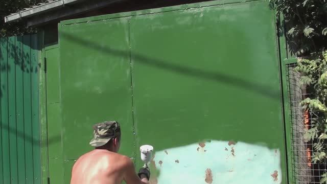 Испытал гаджеты к компрессору/ Покрасил ворота гаража брату смотреть онлайн