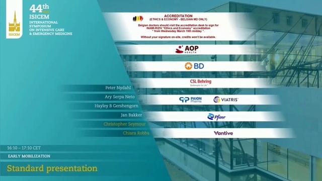 EARLY MOBILIZATION ISICEM-44 (2025)