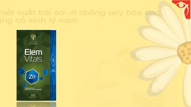 Thực Phẩm Chức Năng Bổ Sung Kẽm Elem Vitals Zn 60v