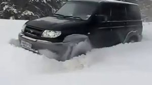 УАЗ Patriot Блокировки зимой !