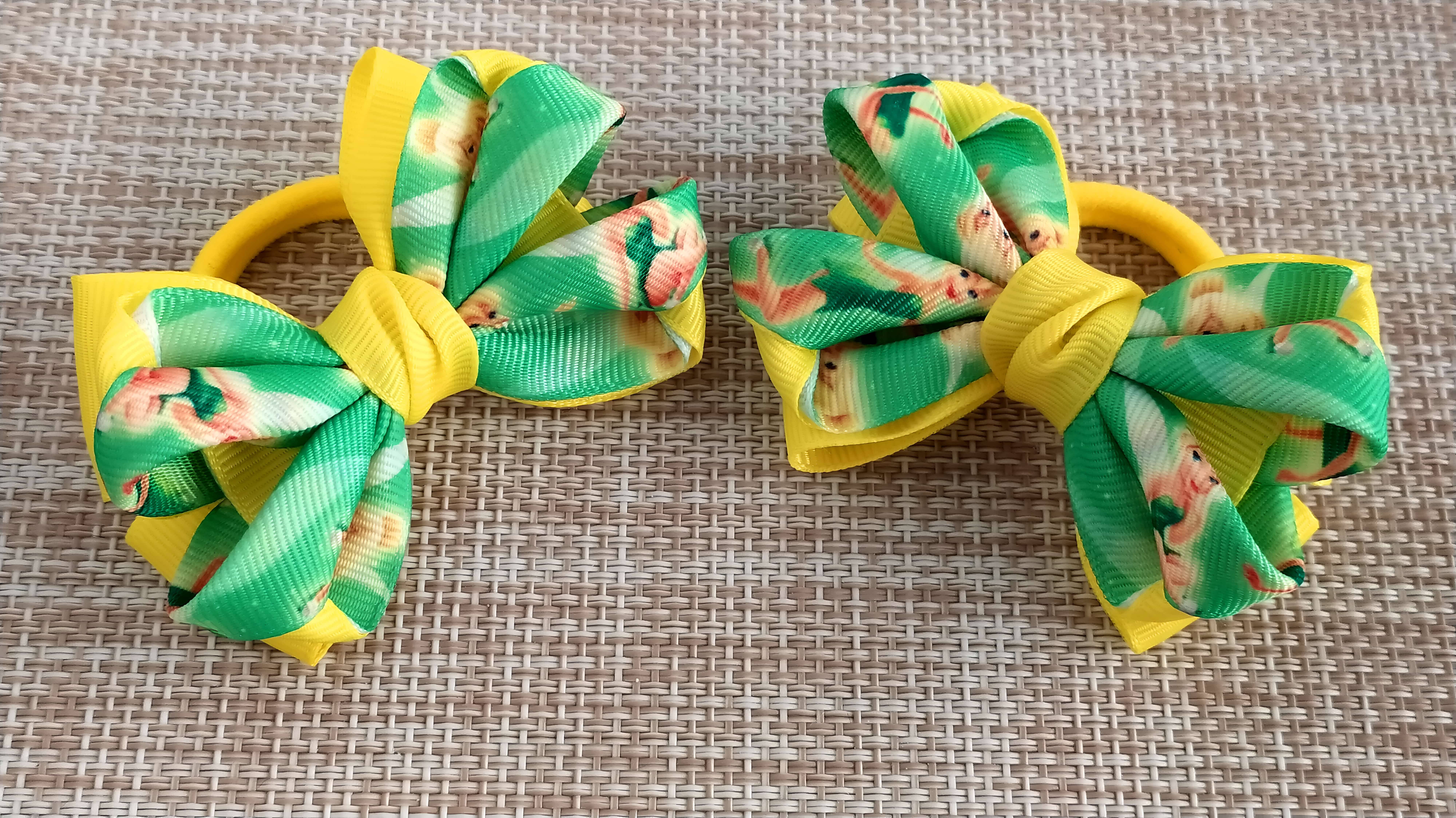 Банты канзаши для волос своими руками смотреть онлайн