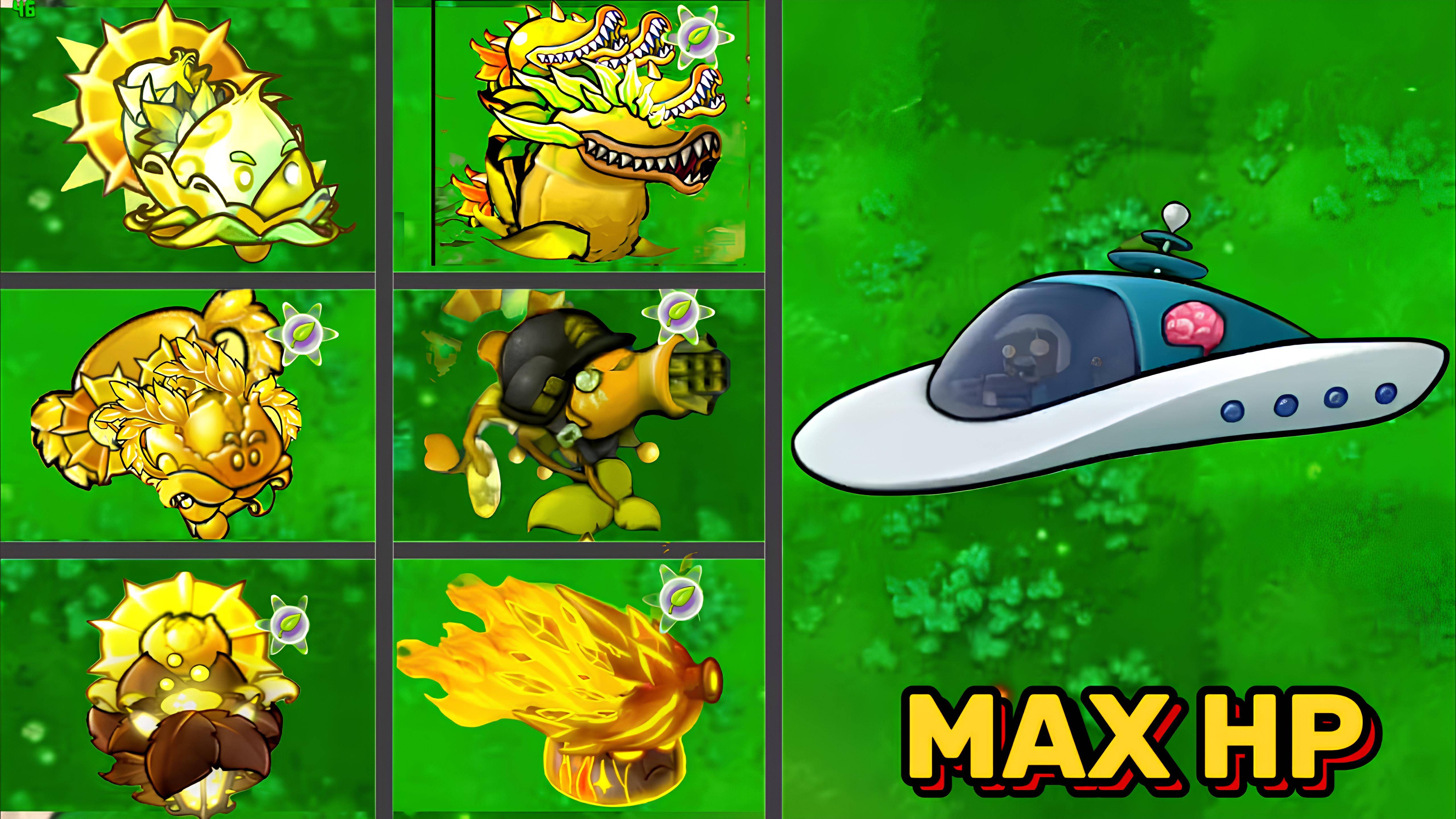 PVZ 1 Фьюжн 2.3 - гибриды солнечных растения с максимальным здоровьем + Ультимативные новые зомби смотреть онлайн