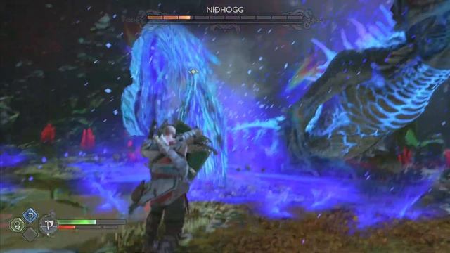 Dragon Nidhogg - Boss Fight God Of War Ragnarok (4k) смотреть онлайн