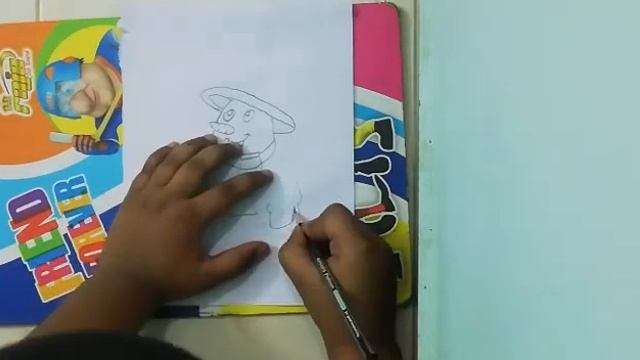 How to draw a snow Man | Nanda Gopal | The Magic Brish смотреть онлайн
