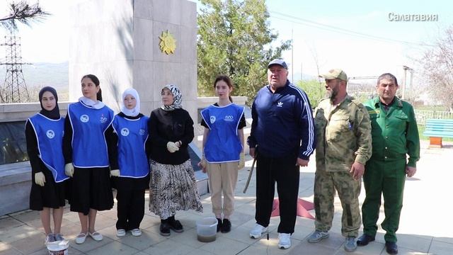 Волонтерский корпус 80-летия Победы Казбековского района поддержал Всероссийский субботник смотреть онлайн