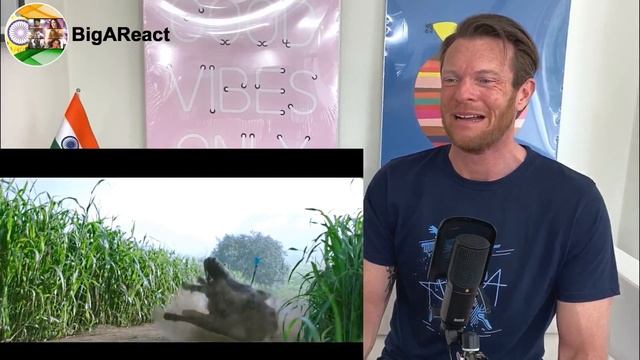 BAHUBALI 2 BOAR HUNT SCENE REACTION | Prabhas | #BigAReact смотреть онлайн