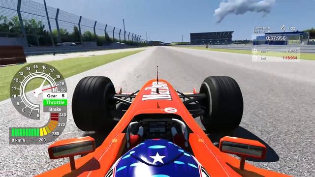 Assetto Corsa - Hockenheim - Ferrari F2003 GA смотреть онлайн
