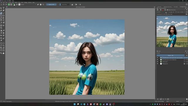Обзор Live режима Krita AI Diffusion смотреть онлайн