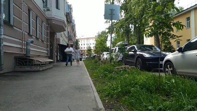 Нижний Новгород, вид снизу. Алексеевская 41 - Большая Покровская 35а смотреть онлайн