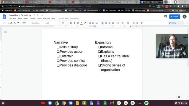 Narrative v. Expository смотреть онлайн