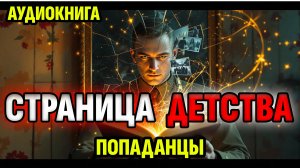 АУДИОКНИГА ПОПАДАНЦЫ: ПОСЛЕДНЯЯ СТРАНИЦА ДЕТСТВА #аудиокнига #аудиокниги #попаданцы