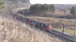 Грузовые поезда России на Транссибе | Железная дорога в Сибири