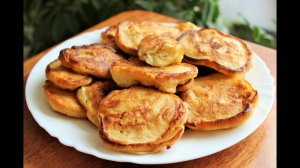 ПЫШНЫЕ ОЛАДЬИ С ЯБЛОКАМИ! «Ленивые пирожки» с яблоками, быстро и очень вкусно.