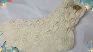 Красивый узор спицами по кругу🧶