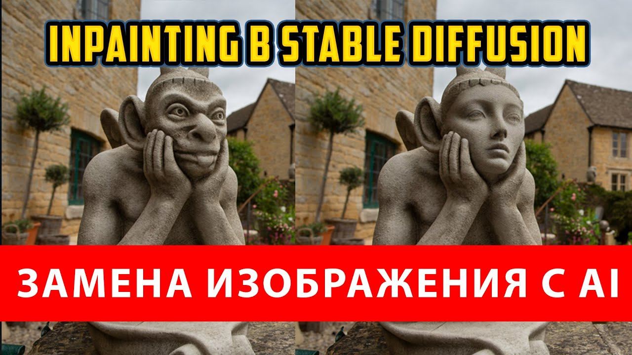 Как использовать InPainting в Stable Diffusion смотреть онлайн
