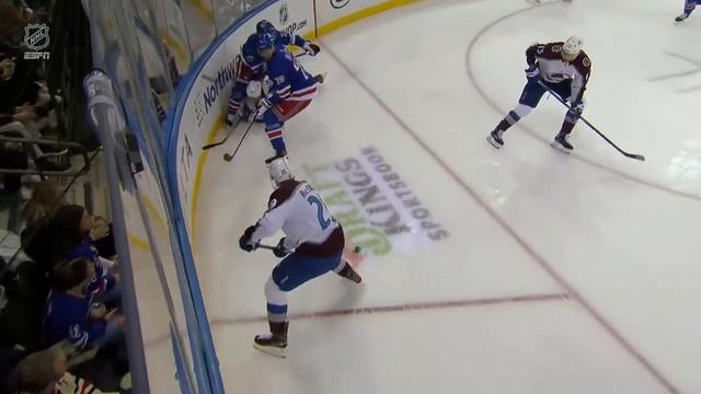 Valeri Nichushkin scores a powerplay goal vs Rangers and Shesterkin (25 oct 2022) смотреть онлайн