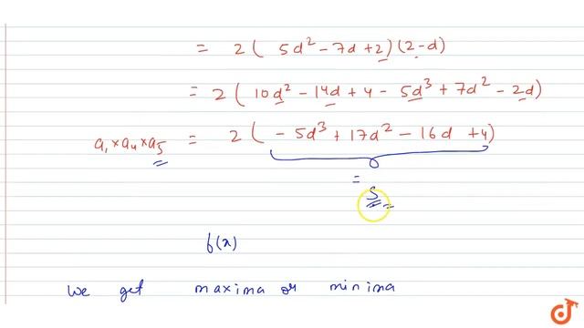 The sixth term of an `A.P.` `a_1,a_2,a_3,...a_n` is 2. If the quantity `a_1 a_4 a_5` is minimum... смотреть онлайн