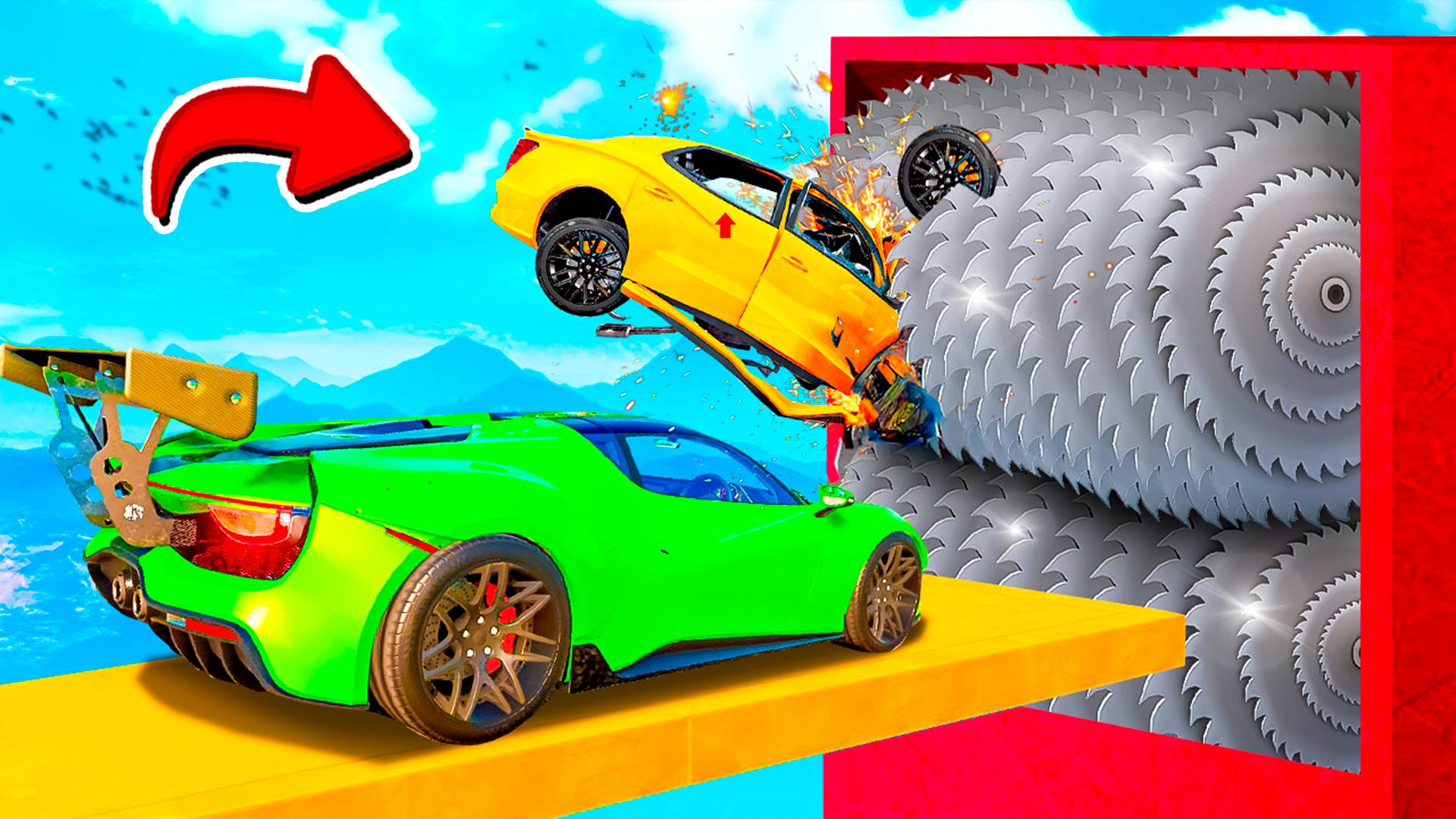 СМОЖЕТ ЛИ ЧИТ ТАЧКА ПРОЕХАТЬ ПИЛЫ В ГТА 5 МОДЫ ! СКОРТИ GTA 5 ONLINE