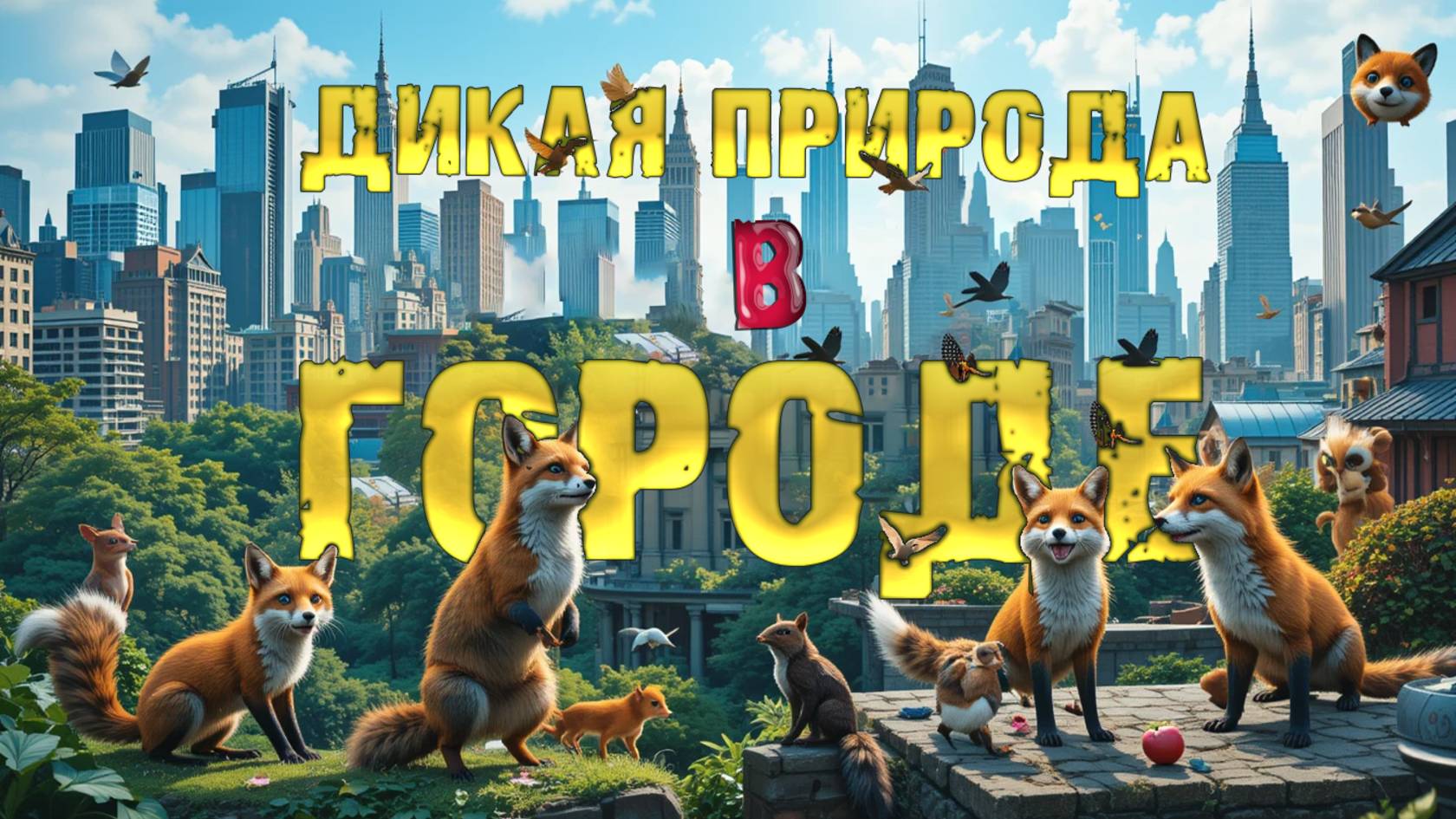 Дикая природа в мегаполисе: Животные в городе смотреть онлайн