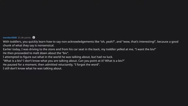 Redditors with toddlers, what’s the most recent illogical breakd... (r/AskReddit Top Posts) смотреть онлайн
