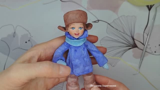 Как сделать шапку-ушанку из ваты для ватной игрушки. Ватные игрушки своими руками. Часть 5. смотреть онлайн