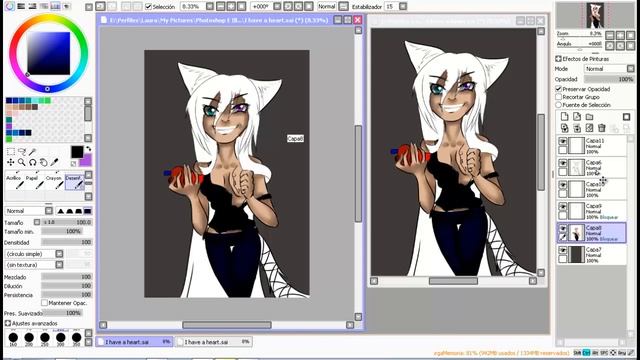 Speed Paint (SAI) Heart смотреть онлайн