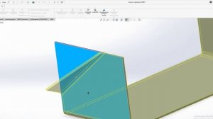 SOLIDWORKS. Листовой металл. Нарисованный сгиб