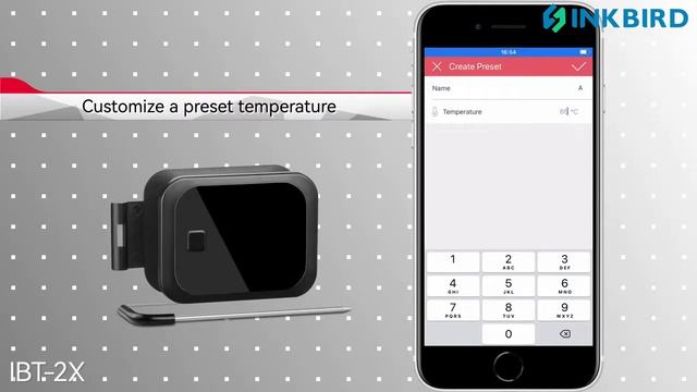 INKBIRD BBQ Bluetooth Thermometer IBT 2X Setting Vedio смотреть онлайн