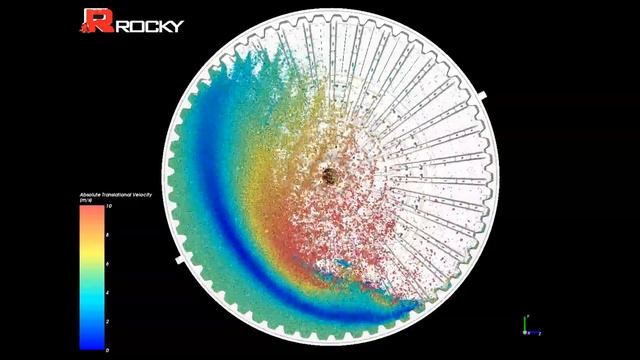ROCKY DEM - SAG Mill Simulation смотреть онлайн