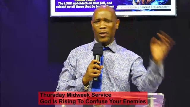 Thursday Midweek Service: God Is Rising To Confuse Your Enemies (Exodus 23:27) смотреть онлайн