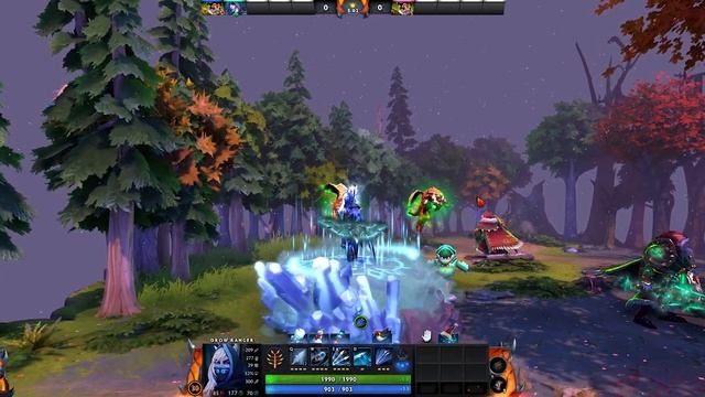 DOTA 2 - UNUSUAL EFFECT FROSTBLOOM & SNOWDRIFT смотреть онлайн