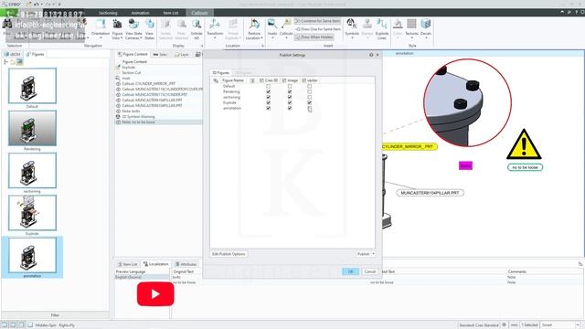 How to Publish in Creo Illustrate | Mechanical Engineering | BK Engineering смотреть онлайн