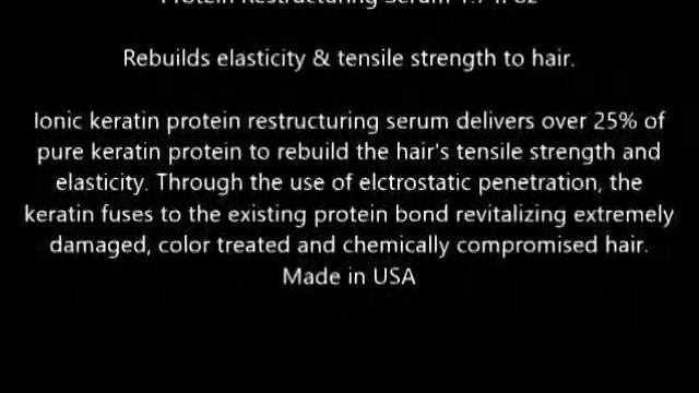 Keratin Complex Repair Therapy Intense Rx Ionic Keratin Protein Restructuring Serum 1 7 fl oz смотреть онлайн