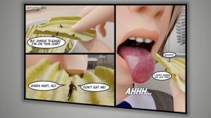 [Giantess Comic] Unaware Gwen Vore