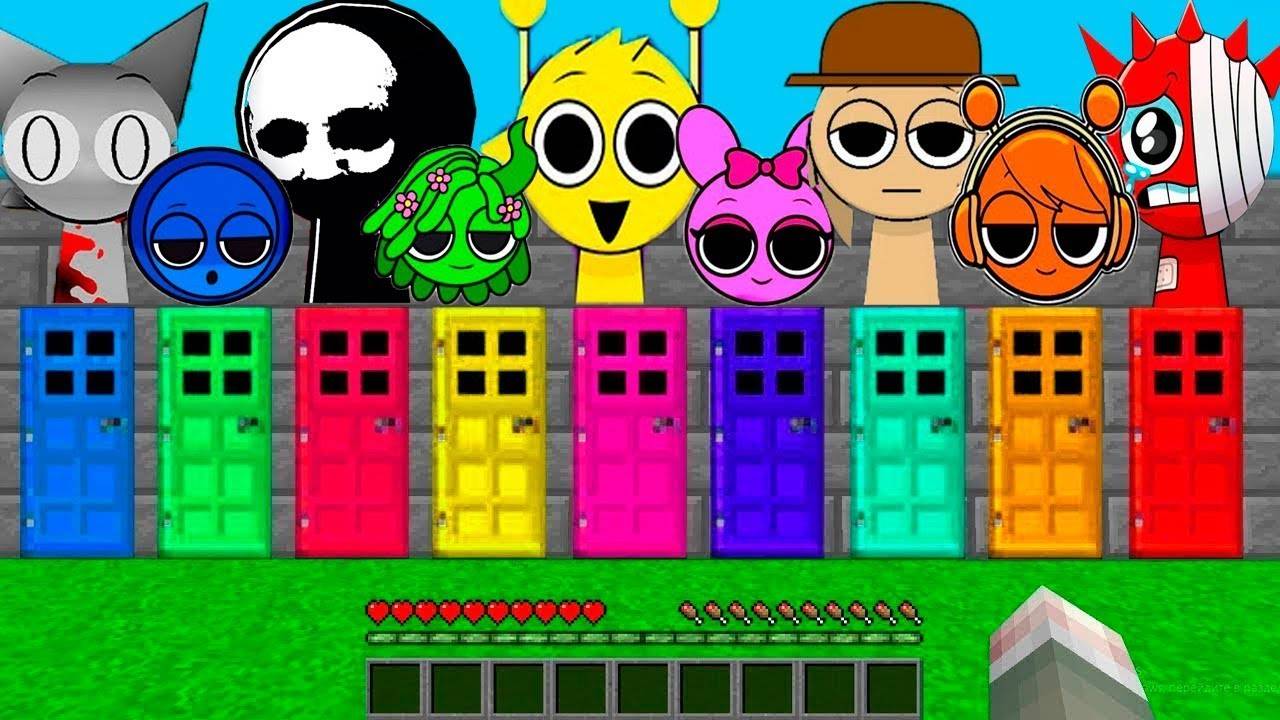 ВЫБЕРИ ПРАВИЛЬНУЮ ДВЕРЬ ВСЕ ВИДЫ СПРУНКОВ В МАЙНКРАФТ смотреть онлайн